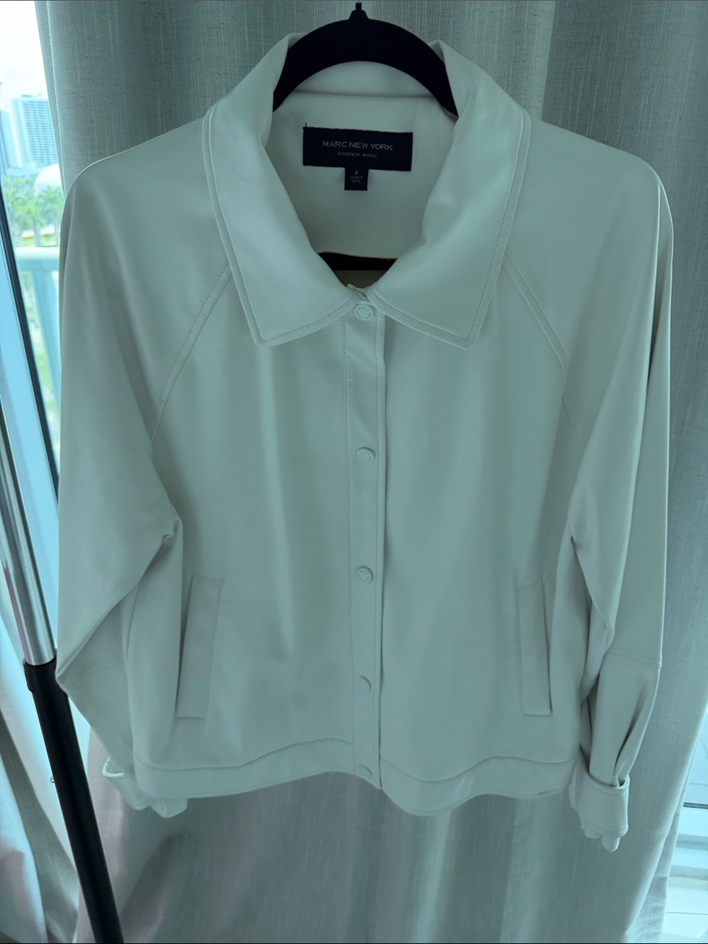 NWT Marc New York Light Cream Button-Front Jacket